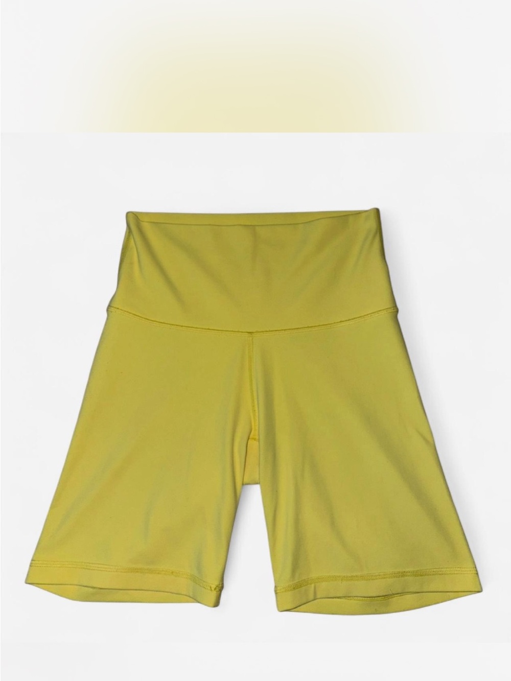 TNA Aritzia Yellow Women's Bike Shorts buttery soft